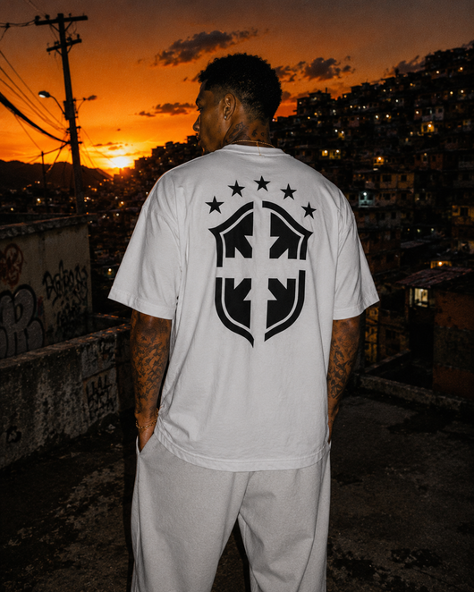 100 Jesus Tee lifestyle back favela graffiti