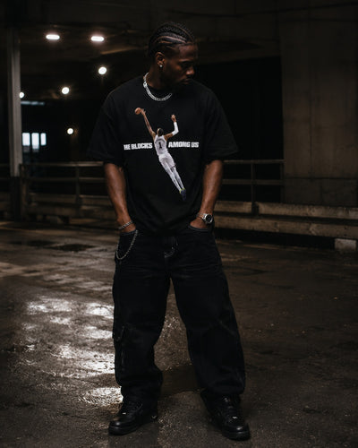 Easematic Among Us Tee parking garage full-body lifestyle
