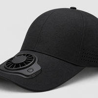 USB Rechargeable Fan Cap