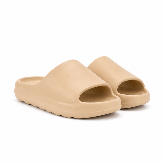 Cloud Glide Slides — Beige packshot