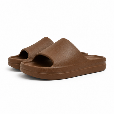Cloud Glide Slides — Brown packshot