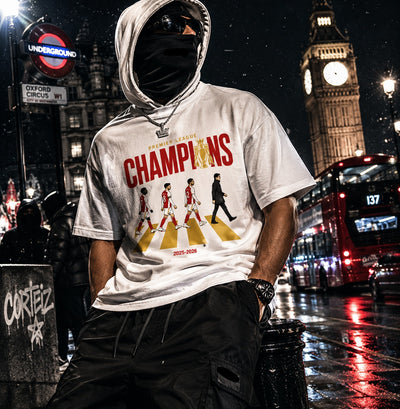 Easematic Champions Walk Tee worn Big Ben Oxford Circus