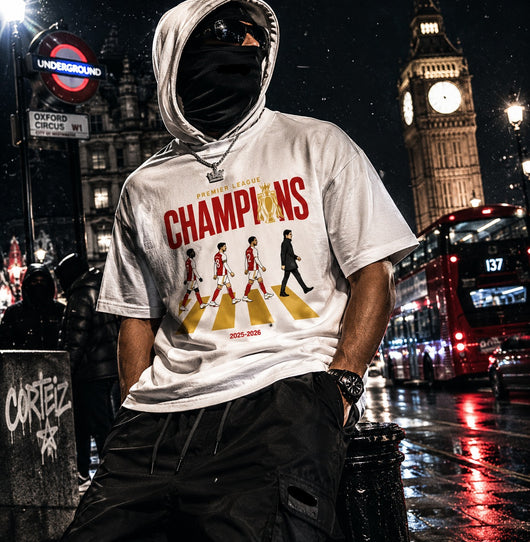 Easematic Champions Walk Tee worn Big Ben Oxford Circus