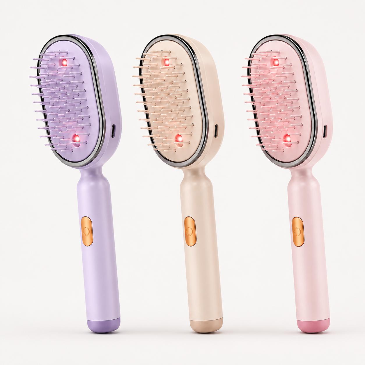 Electric Misting Hair Brush available colors lineup