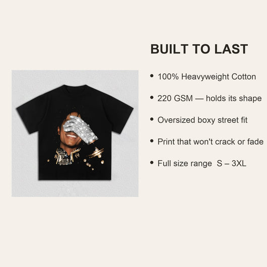 Easematic Moonwalk Tee fabric specs