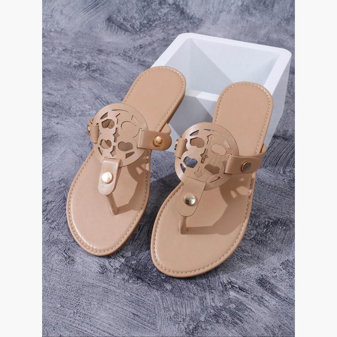 Hollow Breeze Slide Sandals