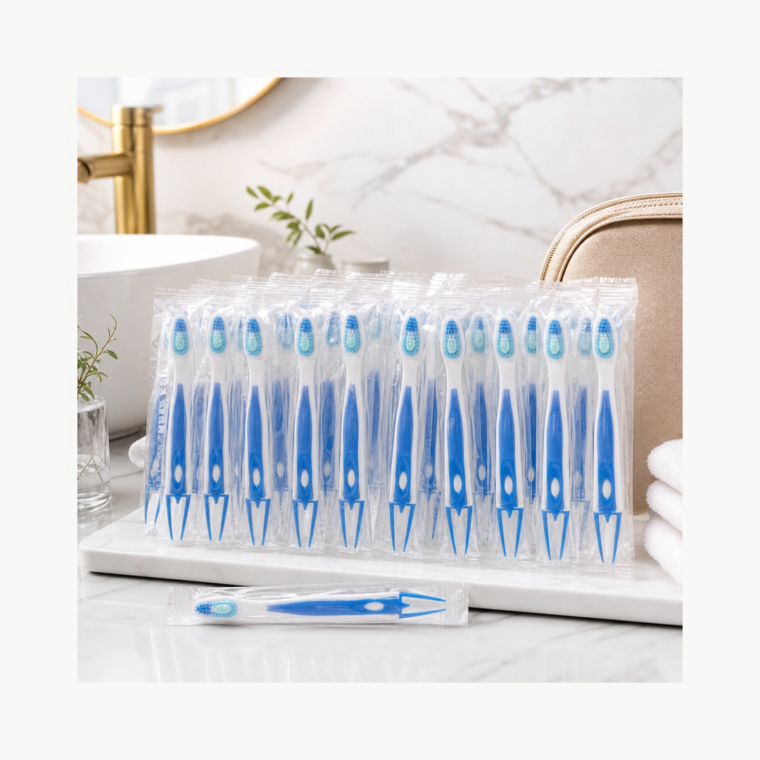 PocketFresh Mini Travel Toothbrushes