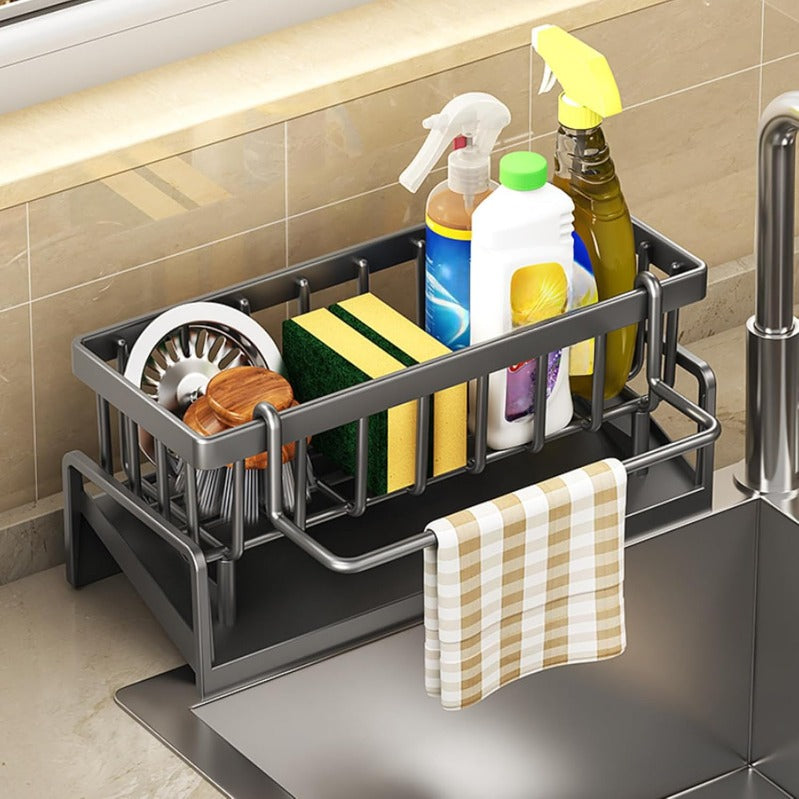 Easematic SinkPro Organizer Caddy - hero black wire frame